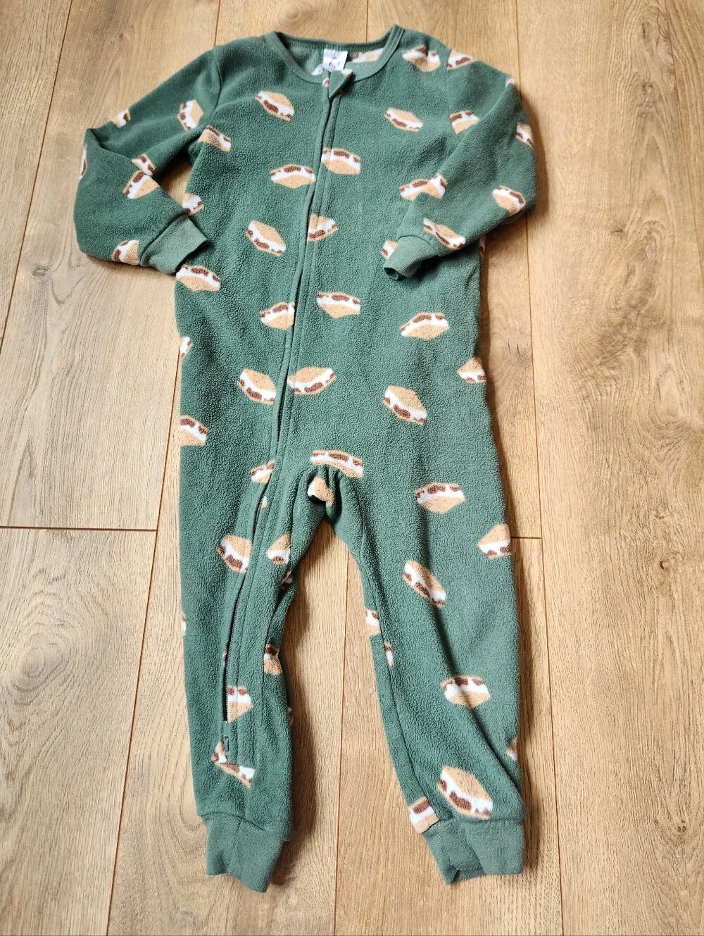 3t Fleece Smores Footless Pajamas